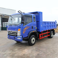 Camions à benne basculante légers SINOTRUK Homan H3 4X2, couleur personnalisée, 130-160 ch