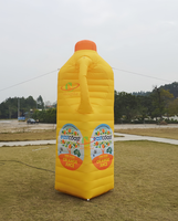 Grands jouets gonflables en forme de bouteille de PVC d'Aoqile pour des événements commerciaux