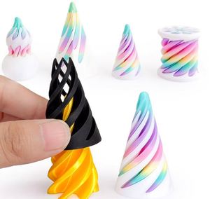 ของเล่นสร้างสรรค์ใหม่ปี 2025 ของเล่นพิมพ์ 3 มิติ รูปปั้นฟิดเดิล ของเล่นรูปทรงพีระมิดอียิปต์ขนาดเล็ก ของเล่นศิลปะแบบประกอบ ของเล่นแบบจำลองอาคาร ของขวัญ - Product Image 1