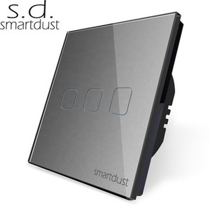 Smartdust interruptor de luz inteligente <span class=keywords><strong>WiFi</strong></span> tuya Alexa Smart Home remoto <span class=keywords><strong>2</strong></span> vías Interruptor táctil de luz - Product Image 3