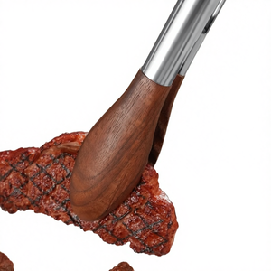 อุปกรณ์ครัวไม้วอลนัท ที่หนีบอาหาร ใช้กับเตาอบและเครื่องล้างจานได้ ประหยัดเวลาและมีประสิทธิภาพสำหรับการอบอาหาร - Product Image 4