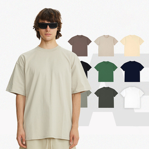 MT2624 Clothing Manufacturer Supply Custom 100% Cotton 240 GSM TShirts Unisex Blanks T Shirts - Product Image 1