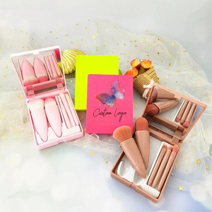 Mini Kit di pennelli cosmetici con funzione completa Set di pennelli per trucco da viaggio facili da prendere - Product Image 3