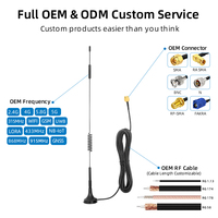Antenne à base magnétique 4G LTE 698-2700MHz 5dBi avec connecteur SMA, câble RG174, étanche pour extérieur, gain élevé pour passerelle IoT
