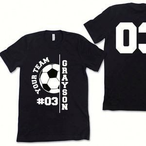 เสื้อยืดพิมพ์ลายข้อความด้านหน้าและด้านหลัง เสื้อยืดสั่งทำพิเศษพร้อมรูปภาพของคุณ เสื้อยืดธุรกิจพร้อมโลโก้สั่งทำพิเศษ - Product Image 1