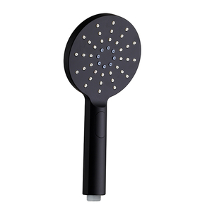 Cabezal de filtro purificador de ducha negro ajustable para bajo flujo 2,5 Gpm con brazo de extensión y manguera flexible - Product Image 1