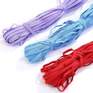 Cordón Elástico Trenzado Plano de Color Personalizado al por Mayor para Bolsos y Zapatos - Product Image 2