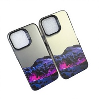 Nouvelle coque de téléphone portable antichoc Snow Mountain Airplane PC pour 16 Plus - Marque Mowang, design style Ins