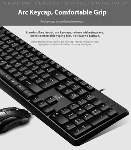 Có Dây Bàn Phím Và Chuột Thiết Lập USB Máy Tính Kinh Doanh Văn Phòng Nhà Sử Dụng Bàn Phím Và Chuột Bán Buôn - Product Image 3