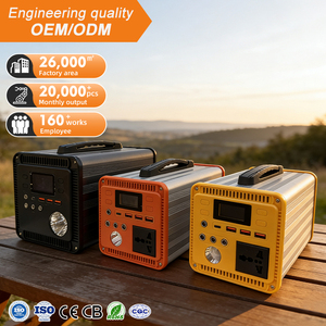 Station d'alimentation portable AORUITAI pour l'extérieur, 200W, 300W, 500W, pour le streaming en direct, le camping, l'utilisation en véhicule - Product Image 2
