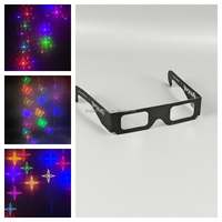 Lunettes de diffraction en papier Lunettes de diffraction en papier neige Lunettes de diffraction en carton étoile