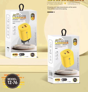 Phổ điện thoại di động sạc nhanh cổng kép USB-C Power Adapter PD 20W QC 3.0 Mini USB Một TYPE-C tường sạc du lịch HC43 - Product Image 4