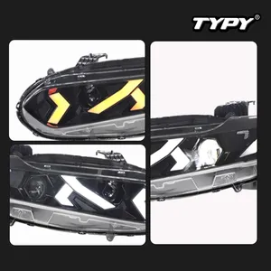 Car For Honda Inspire <b>Headlight</b> 2018-2022 Upgrade Modified To New DRL Dynamic Turn Signal <b>LED</b> <b>Headlight</b> - Product Image 5
