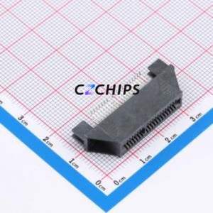 MEC1-120-02-F-D-EM2 Gold Finger Connector SMD,P=1mm Connector 1mm 40P Vertical Mount Phosphor Bronze - Product Image 1