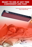 Appareil de luminothérapie LED à double puce, 200 LED, lampe infrarouge de bureau, soulagement de la douleur, soins de santé, panneau de taille moyenne, prise US