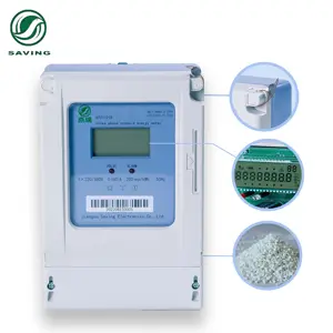 Flow Meter Power Meter 3 Phase Smart Meter Electricity Lcd Display Watt Meter Digital IC Card Smart Prepaid Electric Meter