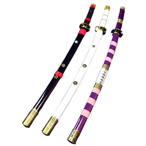 ดาบคอสเพลย์อะนิเมะญี่ปุ่นทาจิยูซูรุของเล่นดาบไม้แบบชิ้นเดียว - Product Image 5