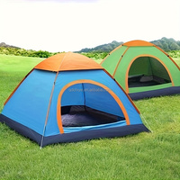 Tente de camping dôme pour 2 personnes, 1 chambre, légère, 190 mm, avec bâche imperméable et sac de transport – Essentiels pour l'extérieur et les festivals de musique
