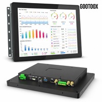 PC de control todo en uno Android de 7/10.1/15.6/21.5 pulgadas con montaje empotrado RK3562 RK3568, fiable para aeropuertos, pantallas de vuelo y talleres