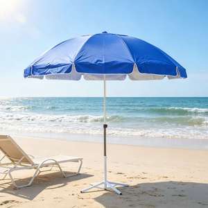 Sombrilla Portátil Resistente al Viento de 1.5m para Exteriores con Orificios de Ventilación y Revestimiento Plateado, Parasol al por Mayor para Patio, Playa y Jardín - Product Image 1