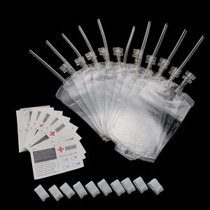 Bolsas de plástico transparente de PVC para beber <span class=keywords><strong>sangre</strong></span> de 350ml para leche, café, vino tinto, cerveza, vampiros, suministros para fiestas y eventos de Halloween, bolsas - Product Image 5