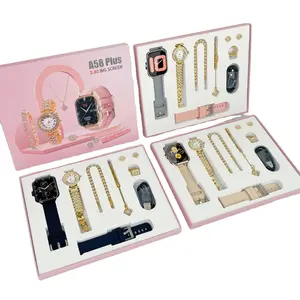 Esplosione di e-commerce transfrontaliera A58 Plus a59 plus smart watch orologio da donna a vita piccola set di diamanti sport orologio intelligente 7 in 1 s9