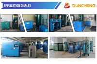 Compresseur d'air industriel à vis intégré 7,5 kW 11 kW 15 kW avec sécheur de réservoir de 1000 L alimenté au gaz pour usage en usine de fabrication