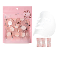 Masque facial compressé Silubi Candy, 50 pièces, masque doux et confortable, masque facial en papier DIY, en paquet pour les voyages S803