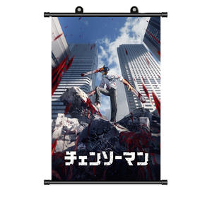 Affiche d'art d'anime <span class=keywords><strong>Chainsaw</strong></span> <span class=keywords><strong>Man</strong></span>, grand format, finition mate, décoration murale mystique en toile - Product Image 4