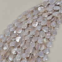 Perles d'eau douce naturelles de Zhuji, perles baroques en forme de goutte d'eau, matériel pour la fabrication de boucles d'oreilles et de colliers, perles naturelles dispersées