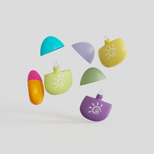 ขวดใส่ครีมกันแดดทรงไข่ขนาด50มล. ขวดครีมกันแดดเนื้อนุ่มพิเศษจาก HDPE สำหรับฤดูร้อนบรรจุภัณฑ์เครื่องสำอางขายดี - Product Image 5