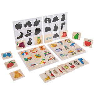 Puzzle in Legno con Ombre da Abbinare per Bambini dai 5 ai <span class=keywords><strong>7</strong></span> <span class=keywords><strong>Anni</strong></span>, Gioco Educativo di Memoria e Impilamento - Product Image 6