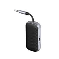Émetteur-récepteur FM GR11 BT 5.4, câble AUX flexible 3,5 mm, écran LED, appels mains libres, port audio sans fil, portée 10 m