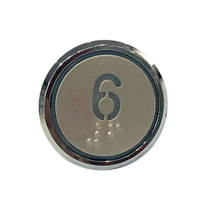Chất lượng tốt thang máy push <span class=keywords><strong>button</strong></span> tấm thép không gỉ với chữ nổi tact Thiết bị chuyển mạch 24V 4 pins tùy chỉnh epb35 - Product Image 1