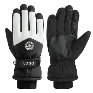 Gants d'hiver pour le ski en gros d'usine BSCI personnalisables et compatibles avec les écrans tactiles