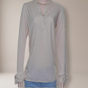 Blusa Elegante de Verano 2022, Nueva Moda para Mujer, 17 Colores, Tallas Grandes, Cuello Camisero, Manga Larga, Tejido Twill, Diseño Formal - Product Image 3