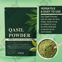 Poudre de soin du visage à base de plantes JBY favorisant une texture de peau lisse et un aspect rafraîchi pour une utilisation quotidienne, poudre de visage douce au Qasil