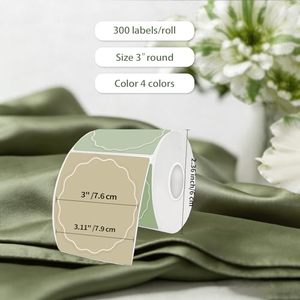 สติกเกอร์ฉลากความร้อนแบบกำหนดเอง สำหรับใช้ในบ้าน อุตสาหกรรม DIY ฉลากที่อยู่ ฉลากจัดส่ง ใช้ได้กับเครื่องพิมพ์ความร้อน - Product Image 3