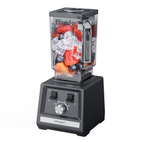 Mixeur Électrique Commercial et Domestique RANBEM 800W avec Vitesse Variable, Contenant en Plastique, Broyeur à Glace et Hachoir