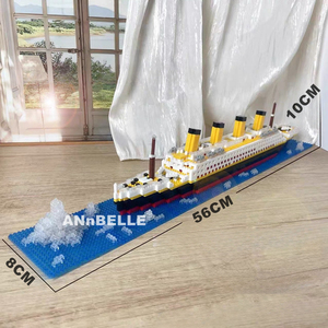 Ensemble de micro-blocs Titanic unisexe de plus de 1860 pièces, blocs de construction en plastique populaires pour enfants, briques de diamant, mini-blocs de construction de navire avec <span class=keywords><strong>CPC</strong></span> CE - Product Image 3