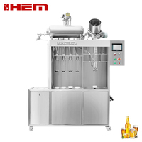 Machine de remplissage automatique à grande vitesse contrôlée par PLC pour canettes de bière et de boissons, avec garantie d'un an