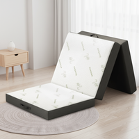 VENTE FLASH Surmatelas pliable en trois parties, coussin de couchage, coussin de lit, design personnalisé, faible MOQ, vente en gros B2B