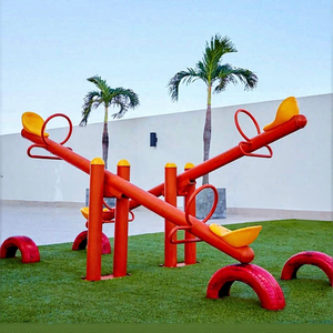 Balancín Metálico para Niños Moetry, Juego de Sube <span class=keywords><strong>y</strong></span> Baja para Parques Escolares <span class=keywords><strong>y</strong></span> de Juegos al Aire Libre - Product Image 1