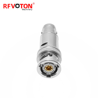 Adaptor Triaksial TRB Male Plug 3 Slot ke 2 Lug BNC Female Jack Trompeter Pengganti ADBJ20-E3-PL75 Adaptor Uji Konektor 1533B