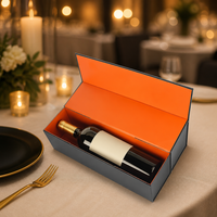 FUSSEN Vente en gros de boîtes cadeaux rigides magnétiques de luxe avec logo personnalisé, doublure en éponge imperméable, estampage à chaud doré, cuir, laminage mat