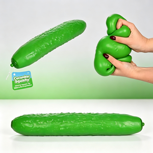 Concombre géant réaliste à presser, jouet anti-stress surdimensionné, jouets promotionnels amusants pour la décompression - Product Image 4