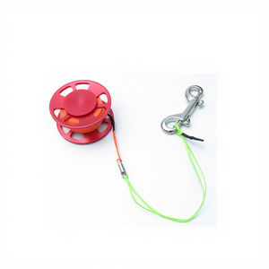 Spot Wholesale 30m Hollow Aluminum Diving Finger Reel Multi Color Salt Water Resistant SMB Dive Spool For Diving - Product Image 2