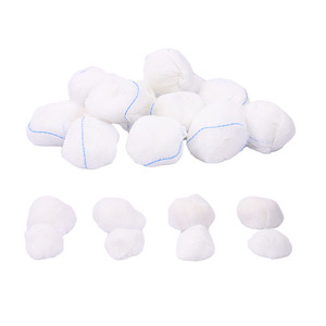 Clinica medica ospedaliera dentale assorbente cotone materiale Sterile blu linea palla di garza - Product Image 4