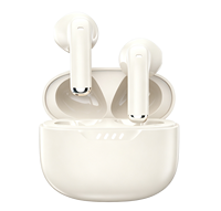 Écouteurs sans fil Bluetooth 5.4 semi intra-auriculaires TWS avec affichage LED de la batterie, étui de charge Type-C, écouteurs pour le sport