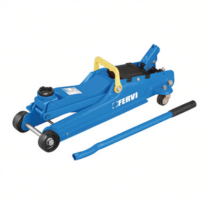 Gato hidráulico de perfil bajo Fervi de 3 toneladas para elevación de automóviles y vehículos - Product Image 2